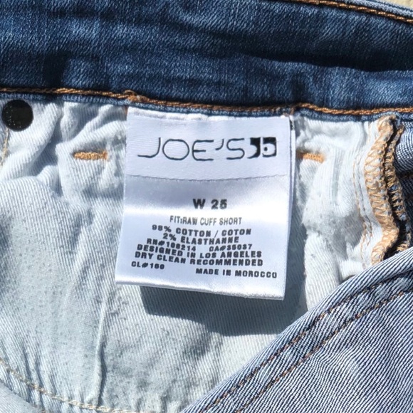 Joe's Jean Fit Raw Cuff Shorts size 25 - Picture 13 of 14